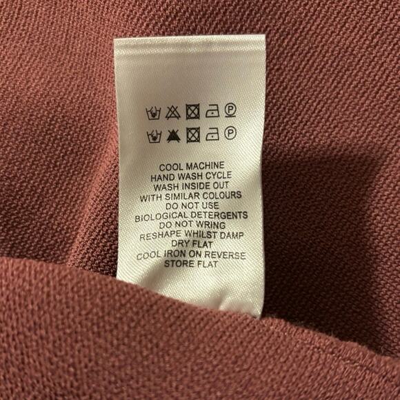 The Fold London Womens Small Cropped Knit Shrug Jacket Cardigan Open Front Boxy - Picture 7 of 14